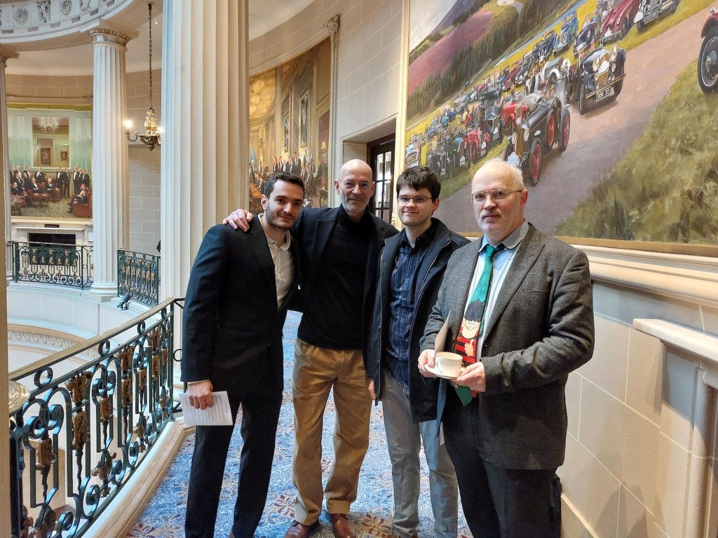 London: (l-r) Stefano Tommasini, Kevin Castner, Ben Norton, Phil King