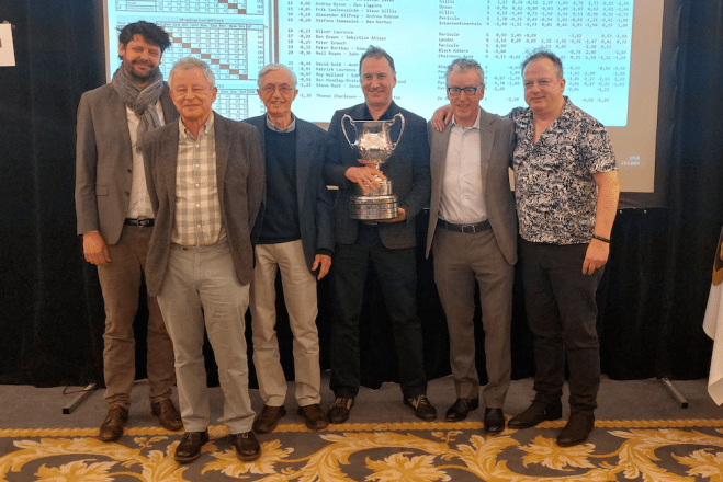 2025 Winners Ireland: l-r Frederic Volcker, Adam Mesbur, Nick Fitzgibbon, John Carroll, Mark Moran, Tom Hanlon